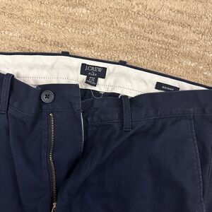 J. Crew Men's Flex Skinny Pants - Navy